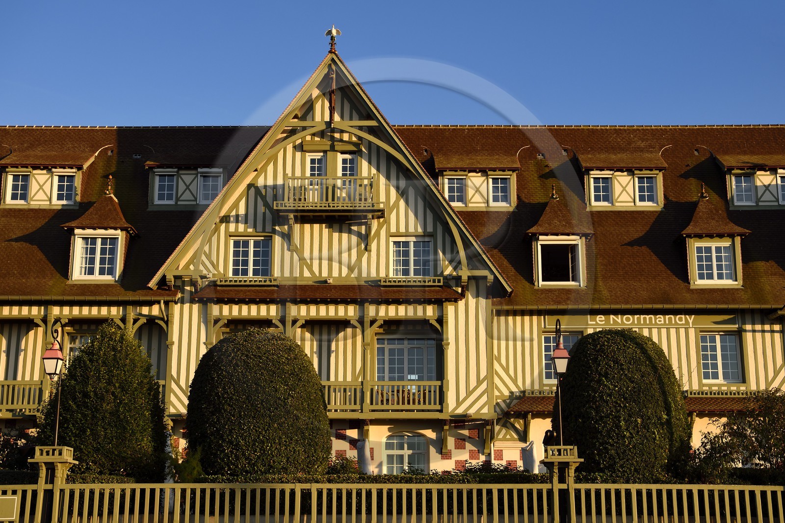 France, Calvados (14), Pays d'Auge, Deauville, l'Hotel Normandy Barriere