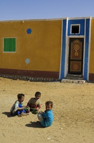 Egypte, désert libyque, oasis de Abu Mungar au nord de Farafra