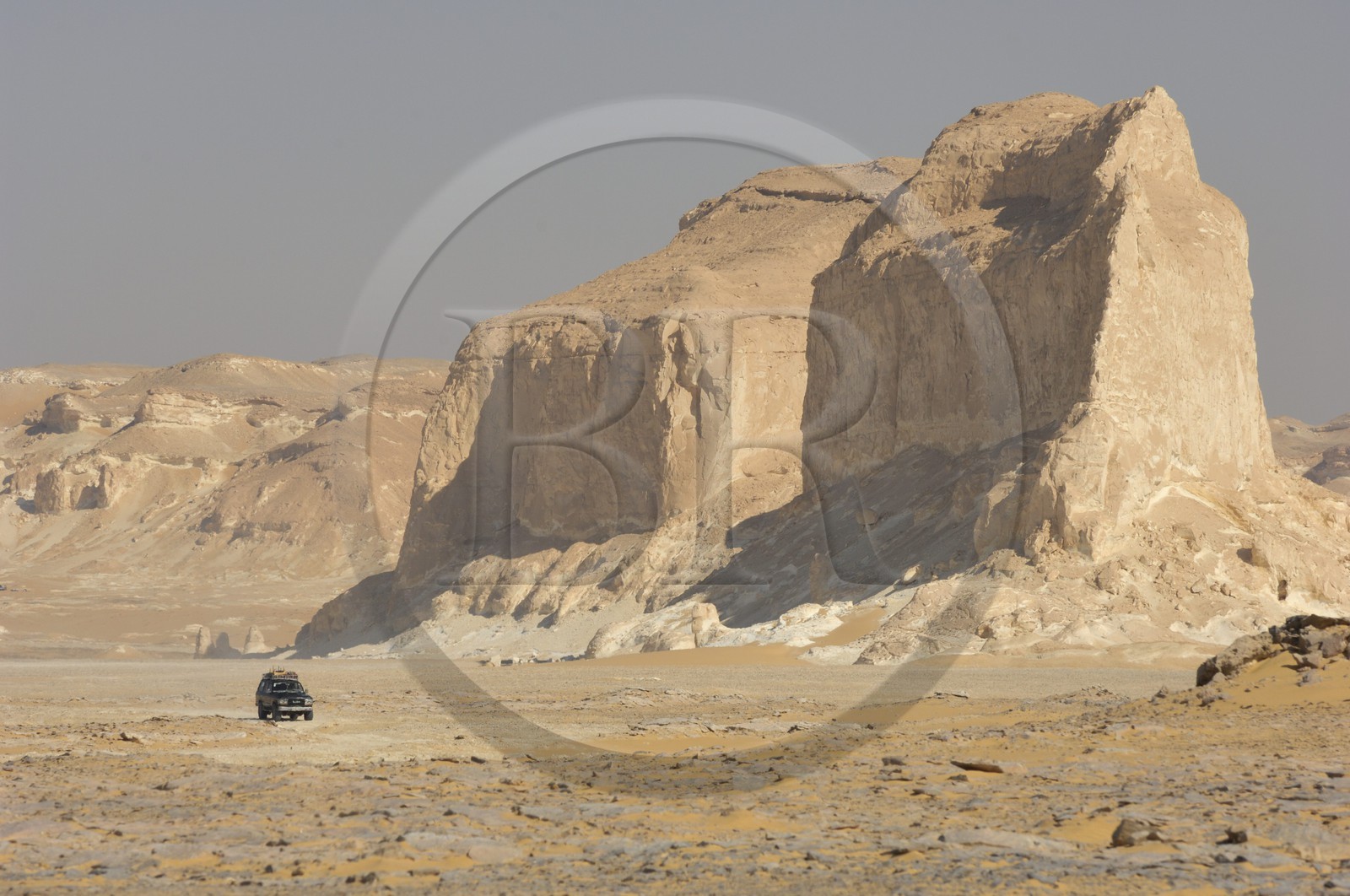 Egypte, désert libyque, le Désert Blanc au nord de Farafra