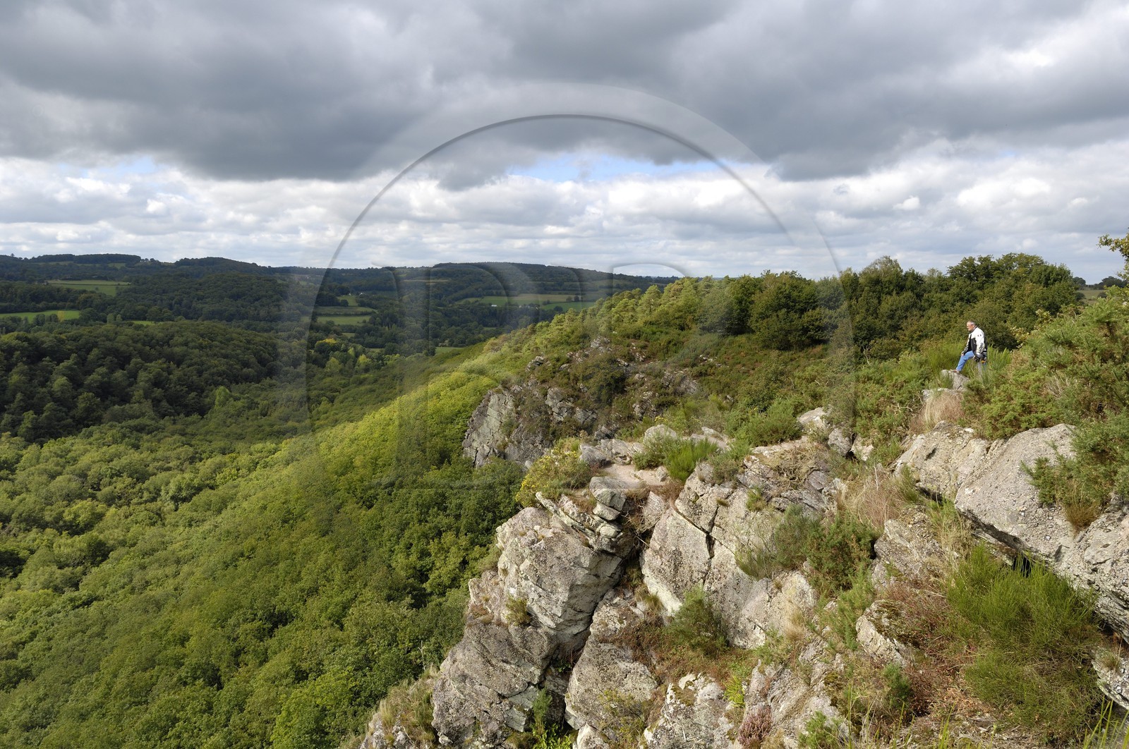 France, Orne (61), la Suisse normande, Saint-Philbert-sur-Orne, la Roche d'Oëtre