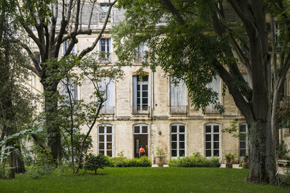 France, Hérault (34), Montpellier, centre historique appelé l’Ecusson, Hotel de Girard, hotel particulier du XVIIème siècle