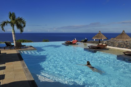 France, île de la Réunion, côte sud, Grande-Anse, hôtel Palm