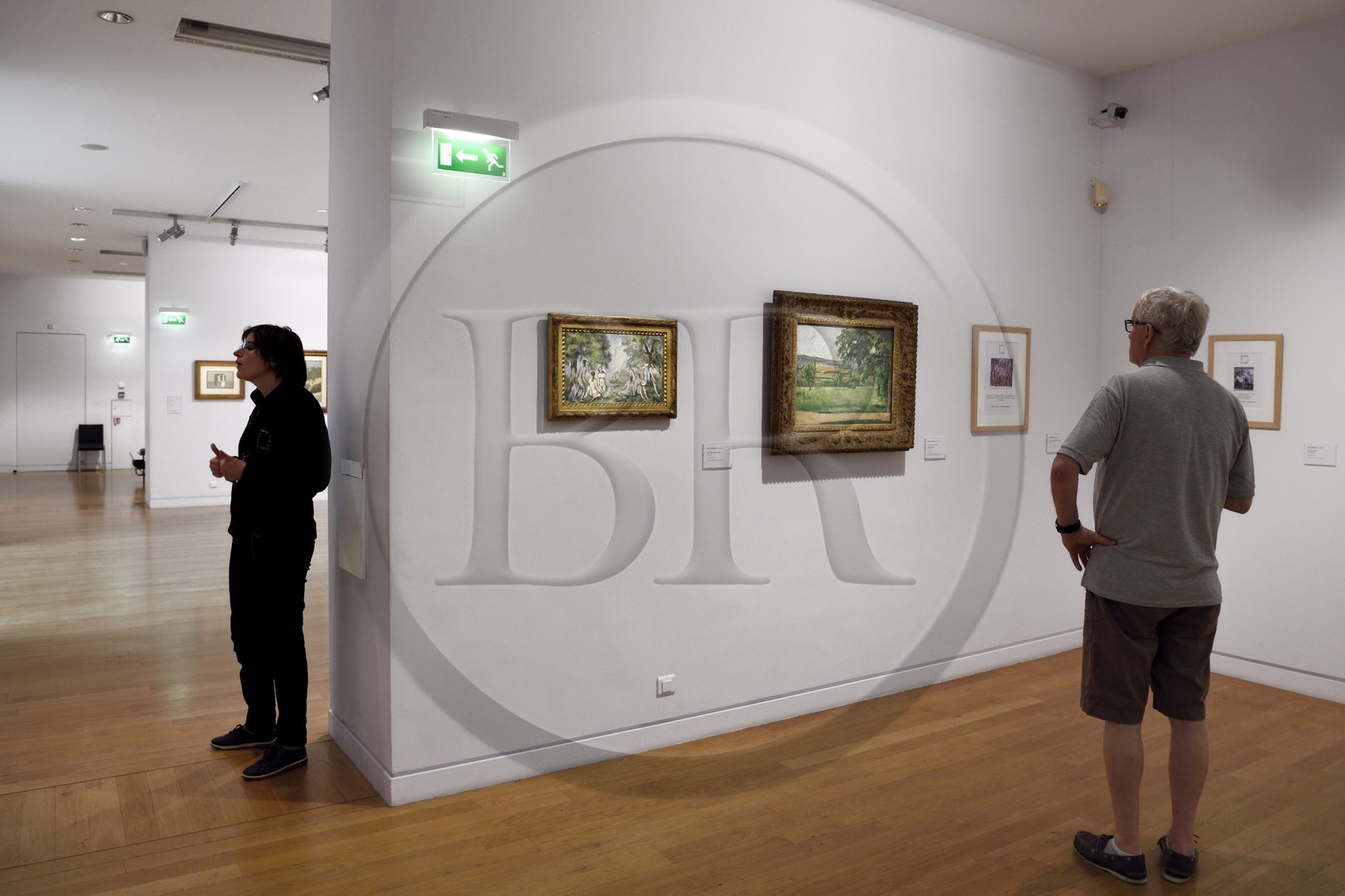 France, Bouches-du-Rhône (13), Aix en Provence, musée Granet, peintures de Paul Cézanne