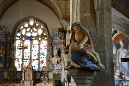 France, Finistere, Lannedern, the Church of St. Edern