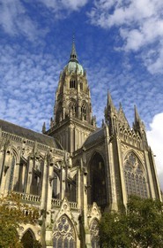 France, Calvados, Bayeux, Notre Dame cathedral