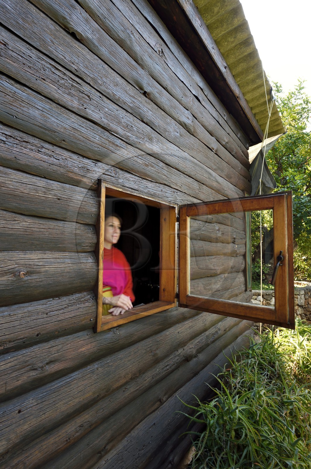 France, Alpes-Maritimes (06), Roquebrune-Cap-Martin, Cap Martin, cabanon Le Corbusier de 1952 (Demande d'autorisation nécessaire avant publication)