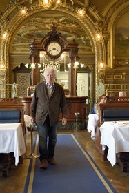 France, Paris (75), gare de Lyon, restaurant Le Train bleu, Gilles Pudlowski