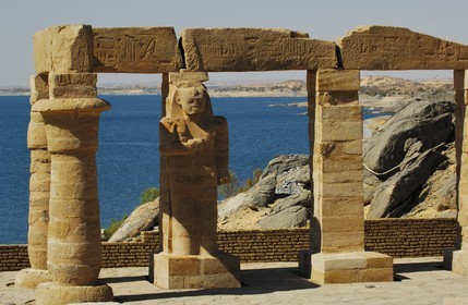 Egypte, Haute Egypte, Nubie, Lac Nasser, temple de Kalabsha