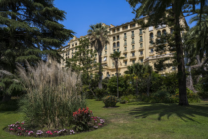 France, Alpes-Maritimes, Menton, the former Imperial (1913) palace turned into private apartments