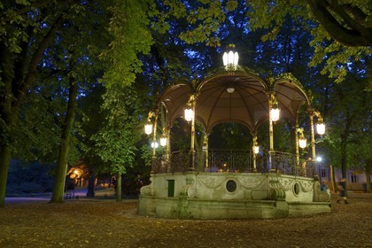France, Meurthe-et-Moselle (54), Nancy, jardin de la Pépinière, kiosque à musique
