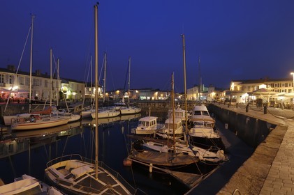 France, Charente-Maritime (17), ile de Ré, port de Saint-Martin-de-Ré