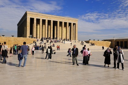 Turquie, Anatolie centrale, Ankara, le mausolée d'Atatürk