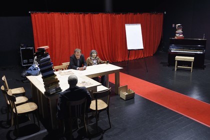 France, Var (83), Toulon, Théatre Liberté, l'acteur et metteur en scène Charles Berling aussi directeur du Théatre Liberté et de Châteauvallon-Liberté (scène nationale)