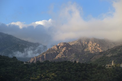 France, Corse-du-Sud (2A), région de Sartène, village de Santa Maria Figaniella