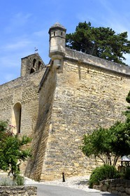 France, Vaucluse (84), Parc Naturel Regional du Luberon, Ansouis, labellisé Les Plus Beaux Villages de France, le chateau d'Ansouis
