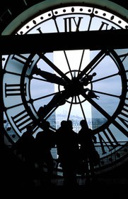 France, Paris, inside Orsay Museum dome