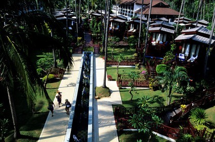 Thaïlande, golfe de Siam, île de Ko Samui, l' hôtel Impérial Boat House