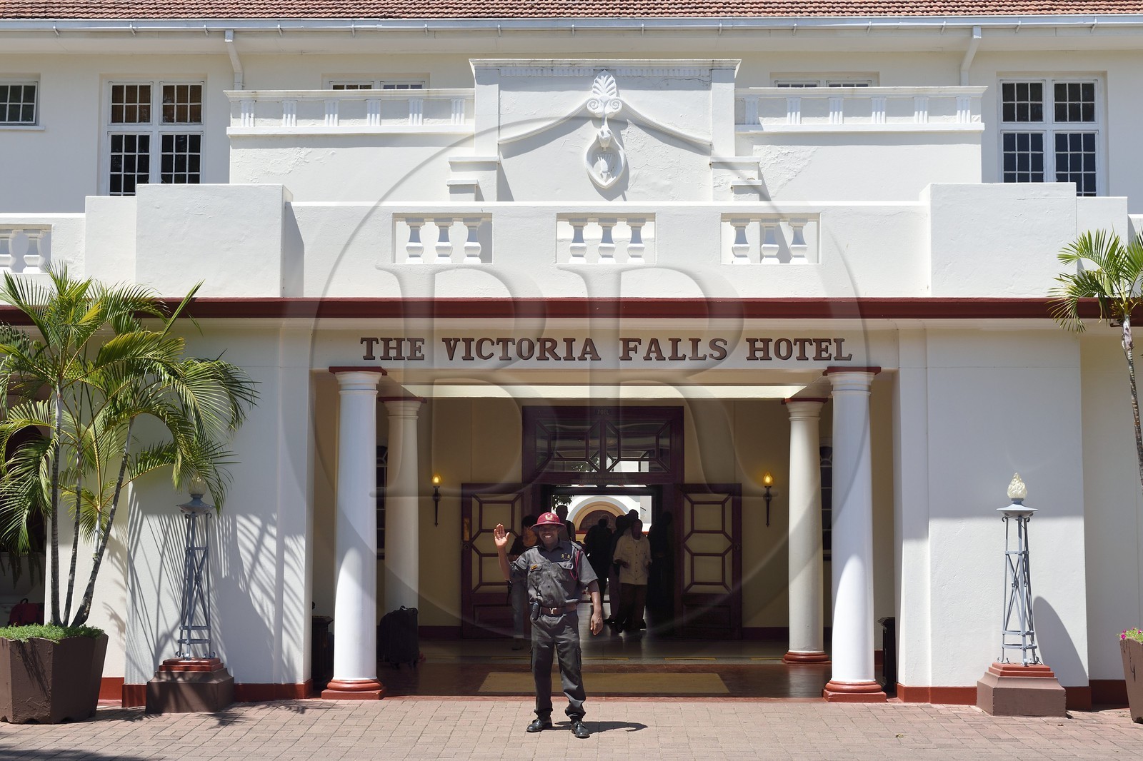 Zimbabwe, province de Matabeleland septentrional, Victoria Falls, Victoria Falls Hotel