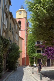 France, Var, Saint-Tropez, place de l'Ormeau, Notre Dame de l'Assomption parish church