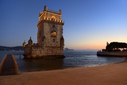 Portugal, Lisbonne, Bélem, Tour de Bélem (Torre de Bélem), classé Patrimoine Mondial de l'UNESCO