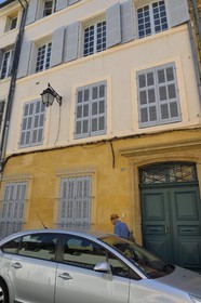 France, Bouches-du-Rhône (13), Aix en Provence, un des domiciles de la famille Cézanne (de 1878 à 1881) au 20 rue Emeric David