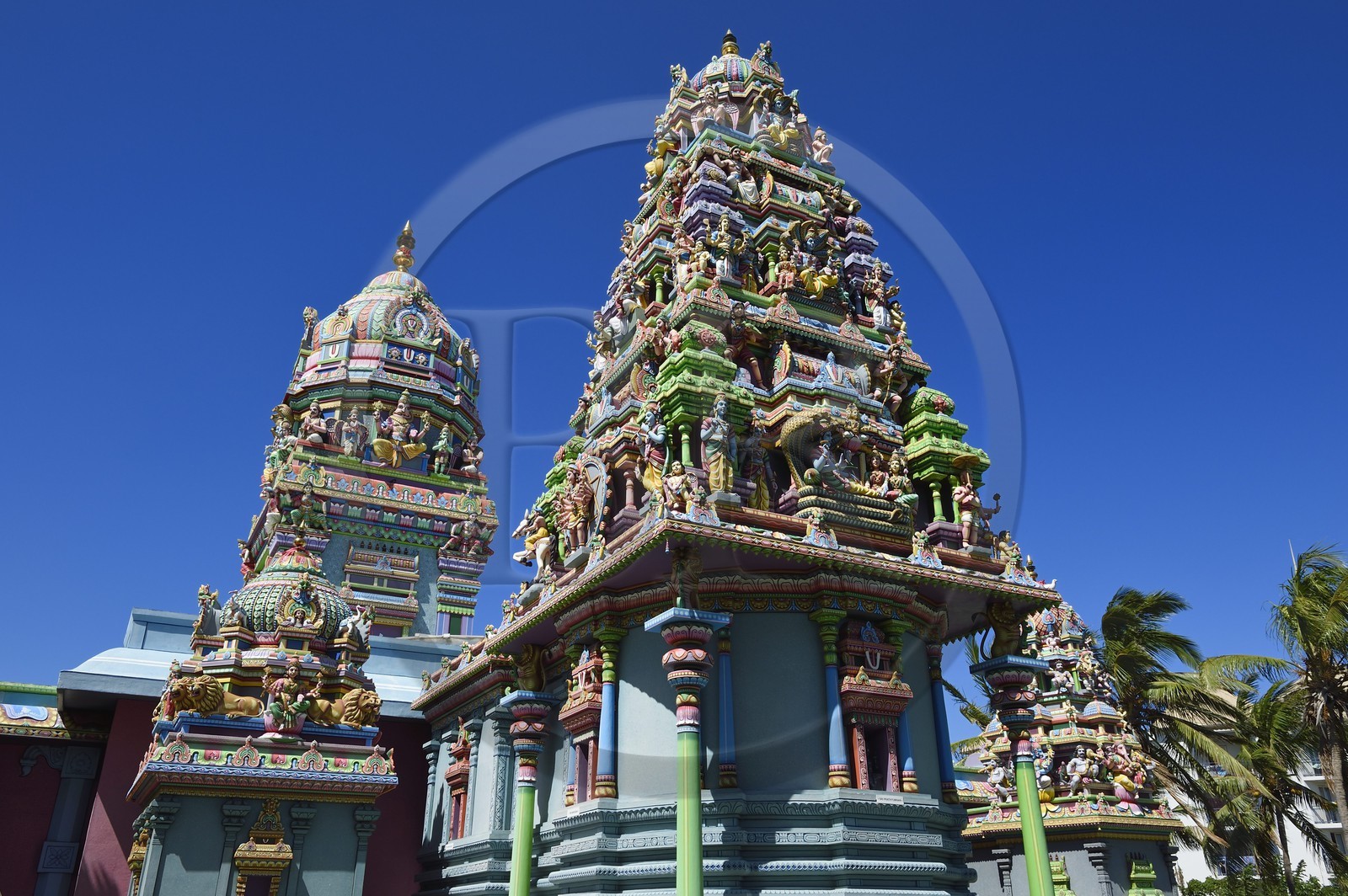 France, Reunion island (French overseas department), Saint Pierre, La Ravine Blanche, Narassingua Perournal Tamil temple