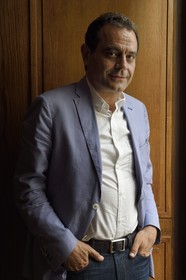 Maroc, Casablanca, l'architecte marocain Rachid Andaloussi associé à l'architecte français Christian de Portzamparc pour la réalisation du plus grand théatre d'Afrique CasArt à Casablanca