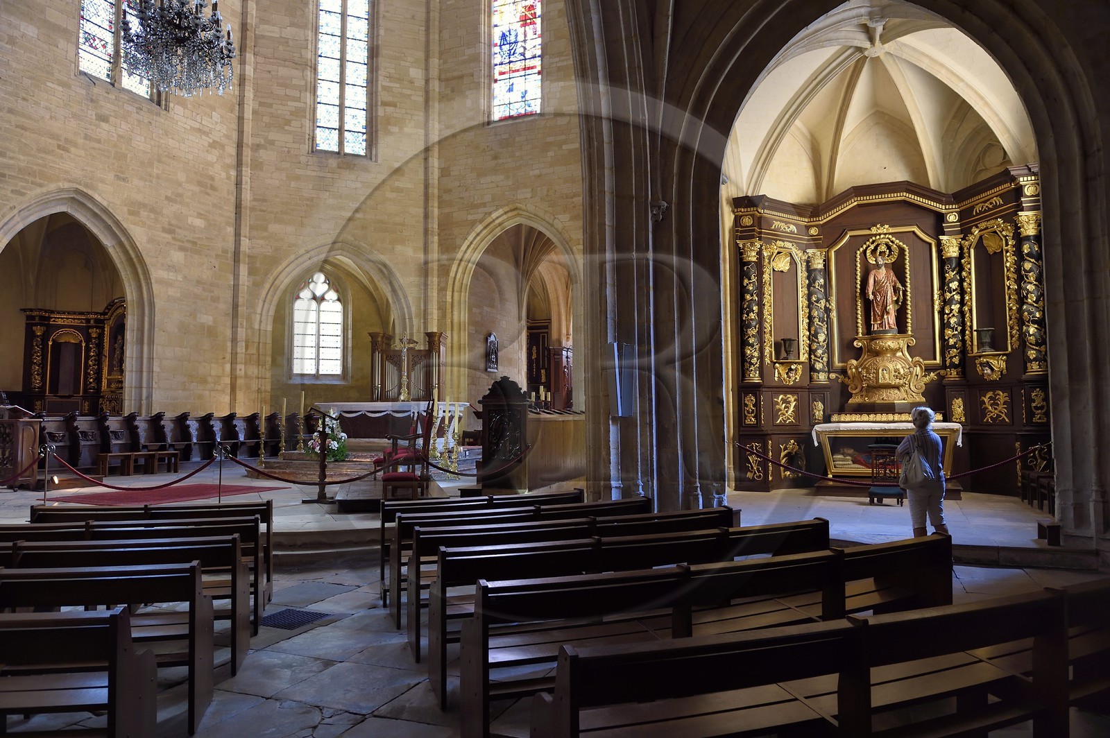 France, Dordogne (24), Périgord Noir, vallée de la Dordogne, Sarlat-la-Canéda, cathédrale Saint Sacerdos