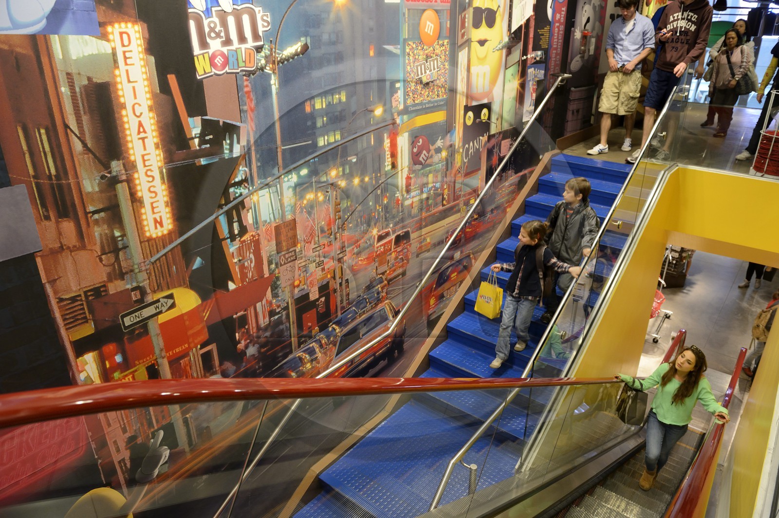 Etats-Unis, New York, Manhattan, Times square, boutique M&M's