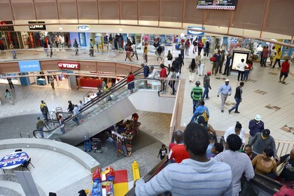 South Africa, Gauteng Province, Johannesburg, CBD (Central Business District), Carlton center downtown Mall