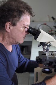 France, Var, Ile des Embiez,  Jean-Luc Bonnefont, research director at the Paul Ricard Oceanographic Institute