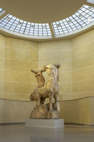 France, Paris, the museum of the sculptor Antoine Bourdelle, plaster hall, Dying Centaur