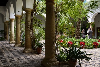 Spain, Andalusia, Cordoba, Viana Palace, reception courtyard