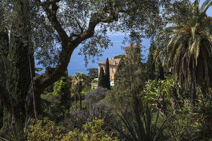 Italie, Ligurie, Province d'Imperia, Vintimille, Jardin botanique Hanbury, Palazzo Orengo