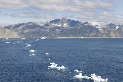 Greenland, Southern Region, iceberg off Farvel (Farewell) Cape