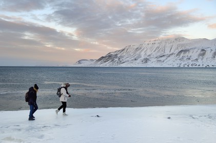 Norvège, Svalbard, Spitzberg, fjord de Longyearbyen