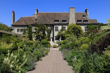 France, Seine-Maritime (76), Varengeville-sur-Mer, manoir du domaine Le Bois des Moutiers