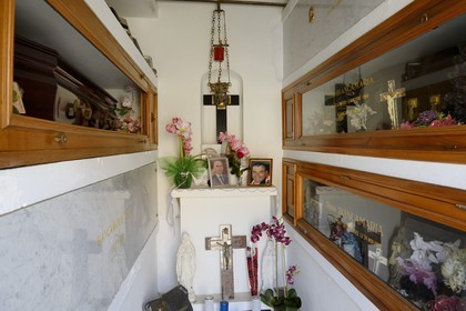 France, Corse-du-Sud (2A), Ajaccio, le cimetière marin