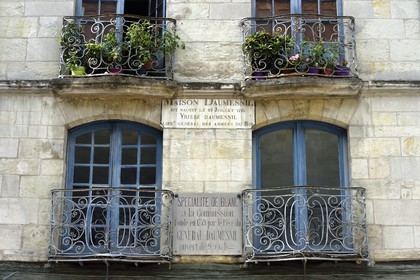 France, Dordogne, White Perigord, Perigueux, native house of General Pierre Daumesnil