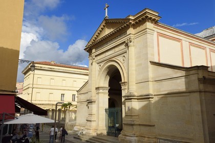 France, Corse-du-Sud (2A), Ajaccio, Palais Fesch, la chapelle impériale construite sous Napoléon III