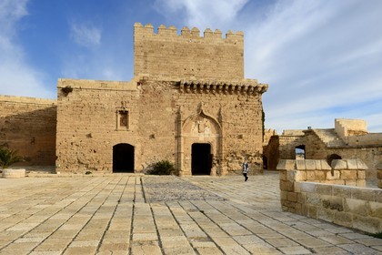 Spain, Andalusia, Almeria, the Alcazaba fortress, Torre del Homenaje