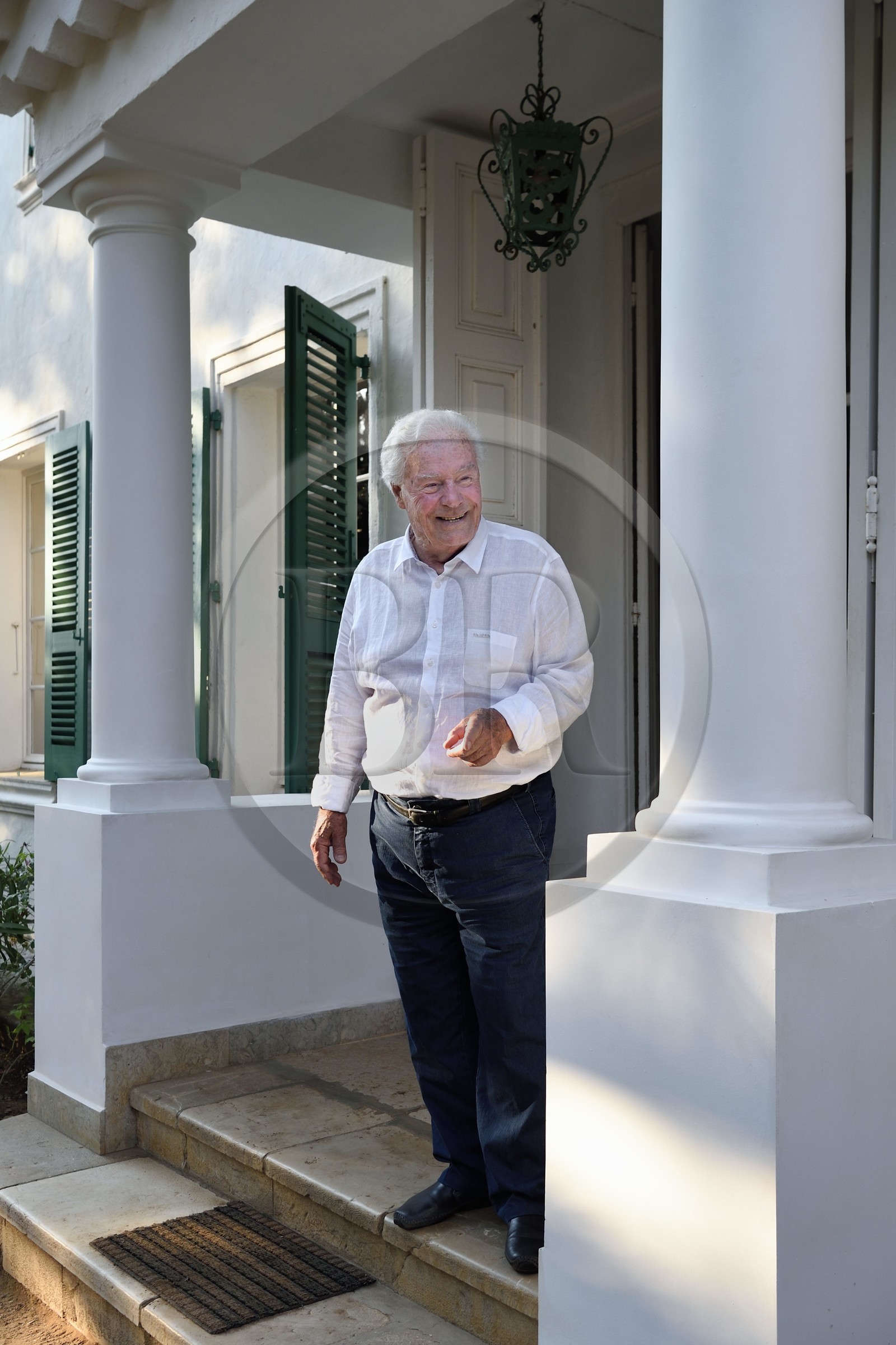 France, Var (83), Iles d'Hyères, Parc national de Port Cros, Ile de Port-Cros, Pierre Buffet né en 1930 dirige l'Hotel du Manoir depuis les années 1960
