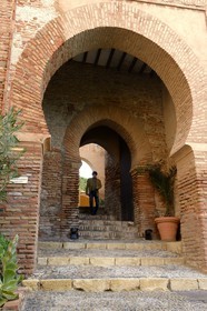 Spain, Andalusia, Almeria, the Alcazaba fortress, main gate