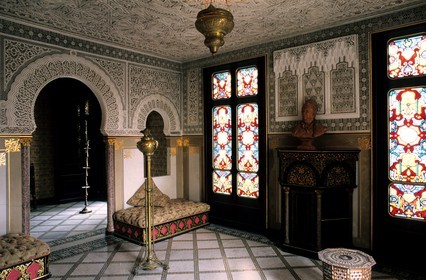 France, Yvelines (78), Port-Marly, château de Monte-Cristo, Salon Mauresque