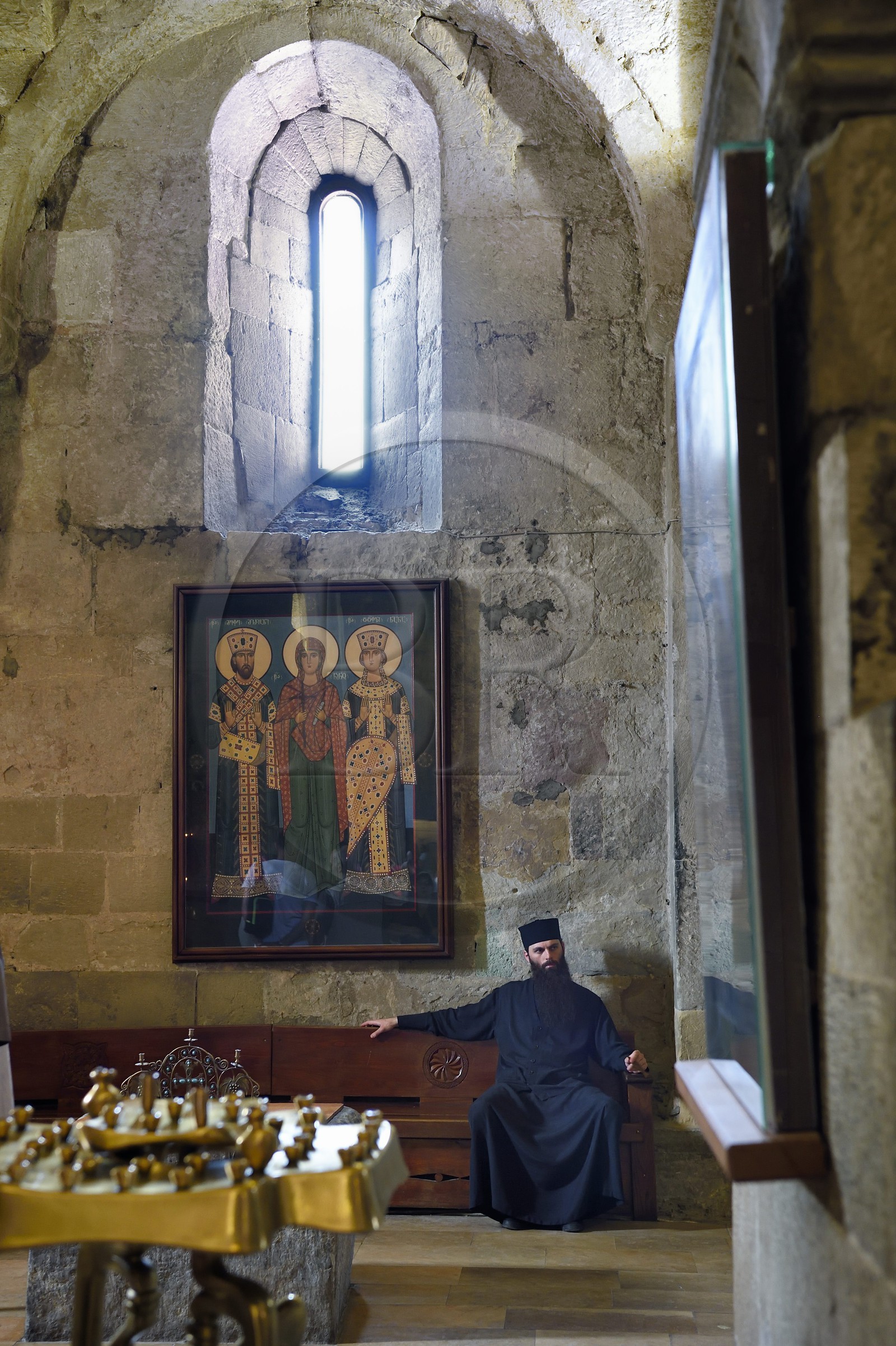 Géorgie, Mtskheta Mtianeti region, Mtskheta, la cathédrale Svetitskhoveli, classée Patrimoine Mondial de l'UNESCO