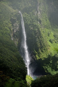 France, Reunion island (French overseas department), cirque of Salazie, listed as World Heritage by UNESCO, waterfall of the Trou de Fer