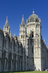 Portugal, Lisbonne, Bélem, Monastere des Hiéronymites (Mosteiro dos Jerónimos), classé Patrimoine Mondial de l'UNESCO, église Santa Maria