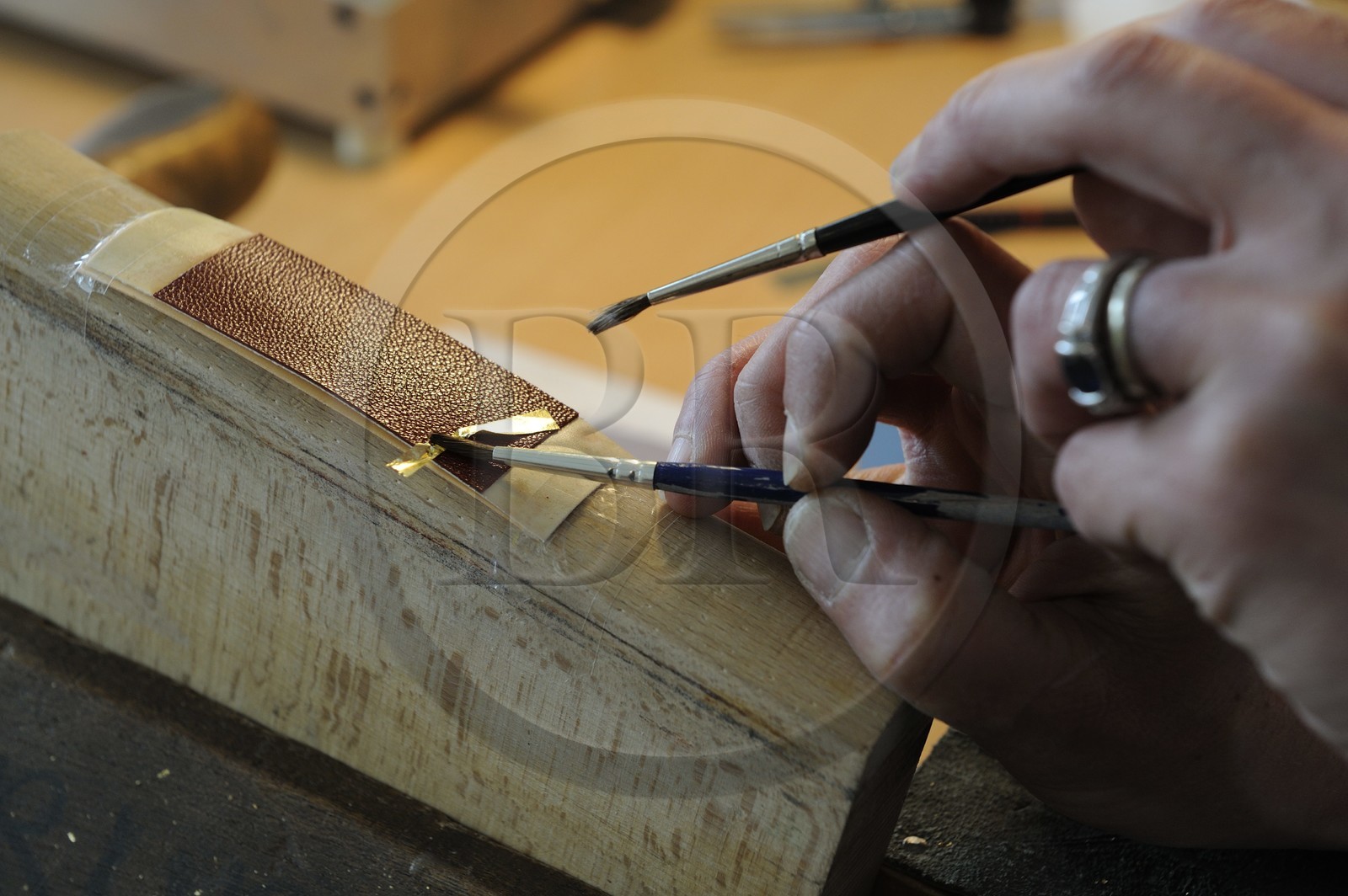 France, Côte d'Or (21), Semur-en-Auxois, ecole atelier des Arts de la reliure, unique en France