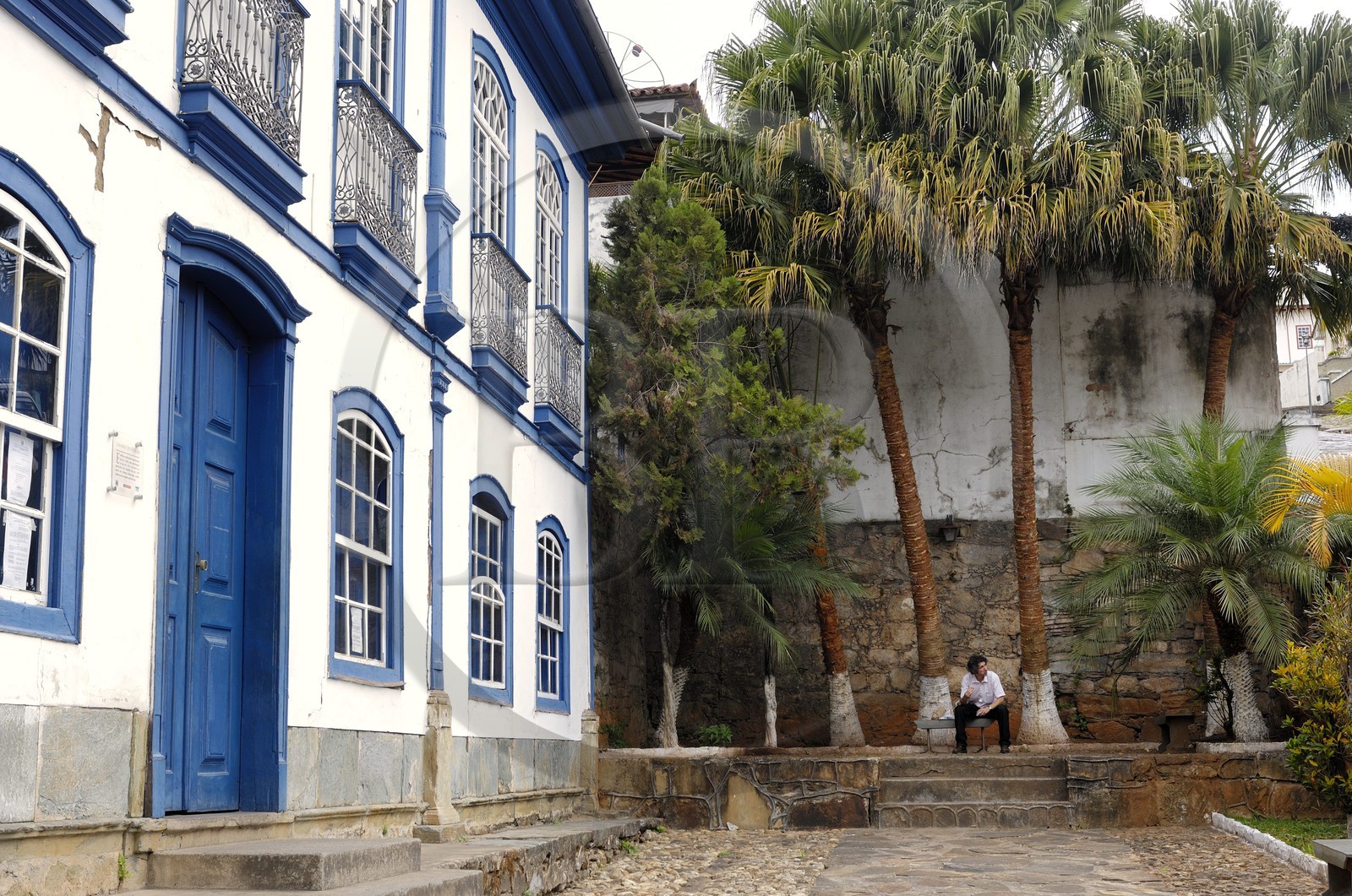 Brésil, Etat du Minas Gerais, ville de Diamantina, centre historique classé Patrimoine Mondial de l 'UNESCO (Route de l'or, Estrada Real)