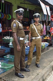 Sri Lanka, Eastern Province, Trincomalee, police officers
